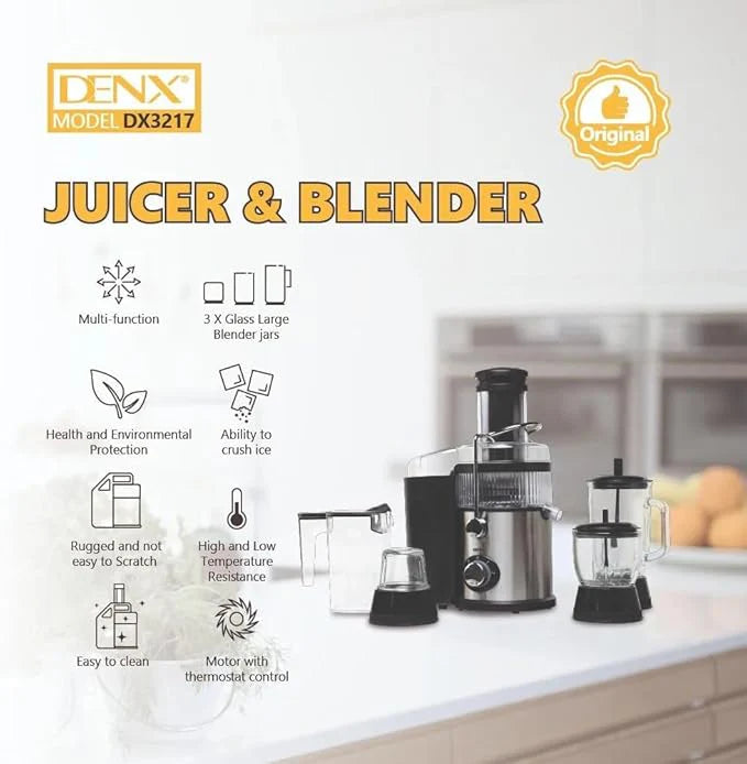 Denx - 4-in-1 Juicer & Blender ©