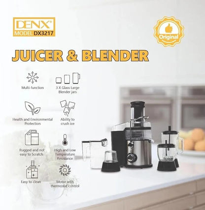 Denx - 4-in-1 Juicer & Blender ©